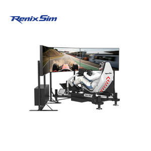 RenixSim <span class=keywords><strong>F1</strong></span> <span class=keywords><strong>Playseat</strong></span> <span class=keywords><strong>Simulador</strong></span> de Carreras Asiento para Sim Racer Entretenimiento Hidráulico Configuración Completa Rig de Simulación de Carreras Cabina - Product Image 2