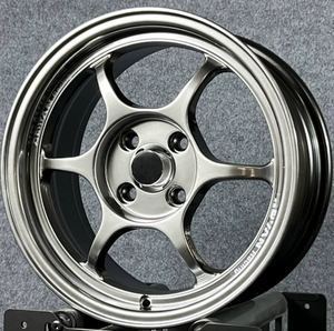 Jantes en alliage JW Flow Forming 15x6J 6.5J 4x100 5x112 pour Maruti Swift Honda Jazz VW <span class=keywords><strong>Polo</strong></span> 14 <span class=keywords><strong>16</strong></span> <span class=keywords><strong>pouces</strong></span>, double teinte, JWL VIA, concaves profondes - Product Image 1