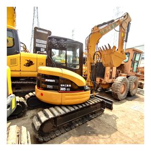 Mini-excavatrice Caterpillar Cat 305SR d'origine avec flèche pivotante et chenilles en caoutchouc à vendre - Product Image 1