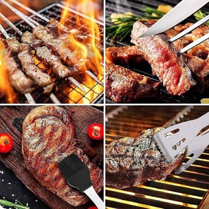 Outdoor <b>BBQ</b> Equipment Stainless Steel <b>BBQ</b> Tools Set Kitchen Gadget Kit -Creative <b>BBQ</b> Accessories with Tongs Spatula Fork - Product Image 6