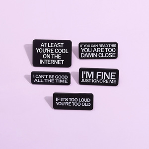 <span class=keywords><strong>Sto</strong></span> <span class=keywords><strong>bene</strong></span> solo ignorarmi spille in metallo spille in smalto se è troppo forte sei troppo vecchio non posso essere bravo tutto il tempo distintivo da bavero regalo - Product Image 4