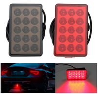 Modification des feux de navigation à LED pour voiture Lèvre arrière Anti-collision arrière Feux arrière clignotants Feux arrière de frein de coffre Feux de croisière