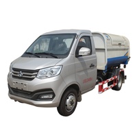 Camion à ordures à chargement arrière économique Changan, véhicule de collecte des déchets municipaux