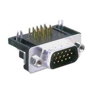 Conector macho tipo D c/i aco. Conector robusto, ideal para aplicaciones eléctricas y electrónicas en entornos industriales. - Product Image 1