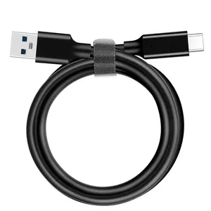 Cable de datos tipo C Usb3.2 a cable de transmisión tipo C Cable de disco duro de 10Gbps a bordo 3a60w Pd línea de carga rápida