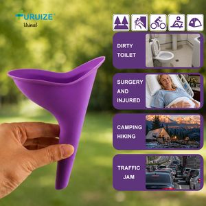 Urinoir en silicone souple réutilisable Furuize, unisexe, portable, pour les voyages, le camping, la voiture, la maison, les personnes âgées, les patients, l'extérieur - Product Image 1