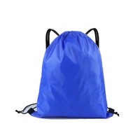 Sacs à cordon imperméables en polyester écologique avec logo personnalisé en gros de fournisseur d'usine