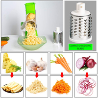 Alat Pemotong Buah & Sayur Grosir Pabrik, Pemotong Drum Makanan Manual, Mesin Blender Tangan, Pencacah Sayur, Parutan Keju Putar