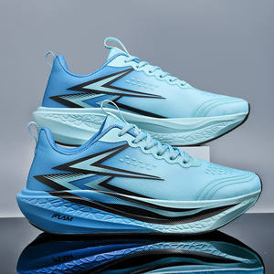 Chaussures de course de nouvelle conception, <span class=keywords><strong>grande</strong></span> <span class=keywords><strong>taille</strong></span>, marathon, pour hommes et femmes, avec empeigne en mesh, lacets, chaussures de sport de course - Product Image 2