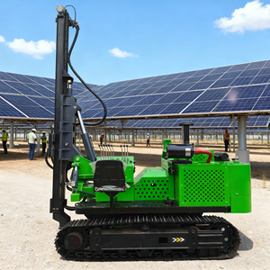 Pilote de pieu de forage à tarière: convient pour le forage dans les sols mous tels que les sols sablonneux et argileux dans les projets photovoltaïques - Product Image 2