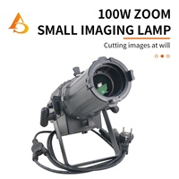 AICPOSE Éclairage Ellipsoidal LED Professionnel 100W pour Scène, Contrôle DMX, Projecteur de Profil