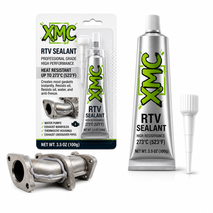<span class=keywords><strong>Pâte</strong></span> d'étanchéité en silicone RTV noir résistant aux hautes températures pour carter de transmission et couvercles de soupapes, usage construction - Product Image 6