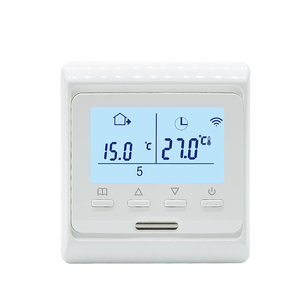 <span class=keywords><strong>Thermostat</strong></span> de chauffage par le sol Rétroéclairage bleu Écran TN Sortie sans potentiel 3A <span class=keywords><strong>Thermostat</strong></span> de chaudière à gaz - Product Image 1