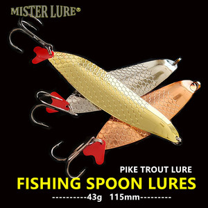 MISTER LURE Esca a Cucchiaio Personalizzabile 43g Affondante Esca Metallica a Cucchiaio per <span class=keywords><strong>Pesca</strong></span> alla <span class=keywords><strong>Trota</strong></span> - Product Image 4