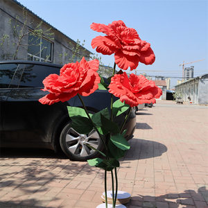 Pronto Stock <span class=keywords><strong>fiori</strong></span> giganti Set di <span class=keywords><strong>peonia</strong></span> artificiale EVA schiuma finestra di nozze mostra gigante <span class=keywords><strong>peonia</strong></span> fiore - Product Image 1