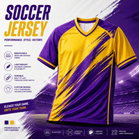 Maillot de football personnalisé couleur sublimée