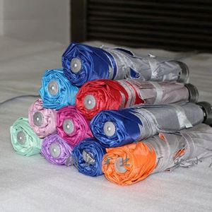Paraguas Plegable de 3 Secciones, 21 Pulgadas, 8 Varillas, Protección Anti-UV, Precio Más Bajo, Compacto, Mini, Tamaño Súper Pequeño, Personalizado con Logotipo - Product Image 2