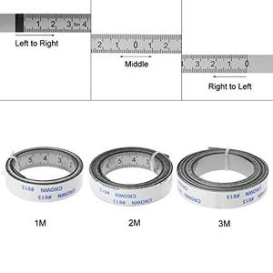 Regla de Acero Inoxidable JUSEN para Mitralesa, Cinta Métrica Autoadhesiva, Escala Métrica, Resistente al Óxido y al Desgaste - Product Image 2
