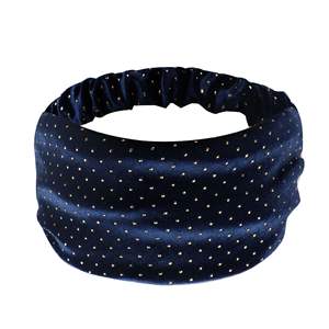 Diademas anchas para mujer, envolturas de pelo grueso con estilo negro, turbante de Yoga deportivo africano grande bohemio, accesorios de Yoga - Product Image 2