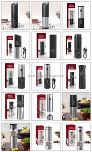 Grande remise Moulin à sel et à <span class=keywords><strong>poivre</strong></span> en acier inoxydable Petit moulin à sel et à <span class=keywords><strong>poivre</strong></span> électrique à <span class=keywords><strong>grain</strong></span> électrique - Product Image 6