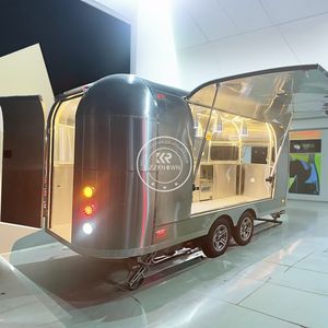 Camions de restauration mobiles OEM 2025 en acier inoxydable poli pour la vente aux États-Unis – Camions à glaces et à café - Product Image 1