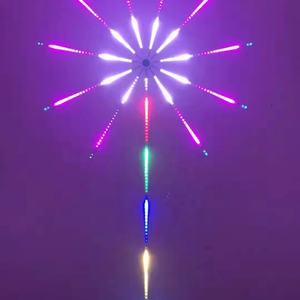 Bande lumineuse LED synchronisée avec la musique pour les fêtes, feux d'artifice, télécommande RGB, lumières nocturnes, décorations, lampe de décoration de chambre pour la maison - Product Image 4