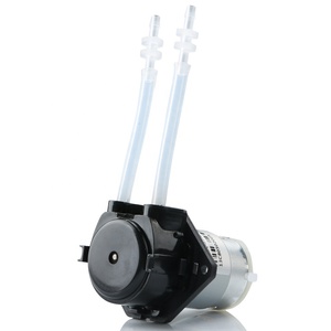 DC Self-priming Flat Plate Type Liquid Hose Dosing Peristaltic Pump CE Certified OEM Machining Use Electric 3-24V - Product Image 5