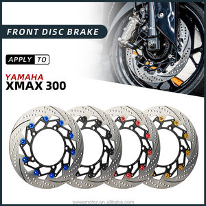 <span class=keywords><strong>จาน</strong></span>เบรกแต่งสำหรับรถมอเตอร์ไซค์ YAMAHA <span class=keywords><strong>XMAX</strong></span> 300 Xmax300 ขนาด 300 มม. แบบลอย พร้อมอะแดปเตอร์คาลิปเปอร์แท้จากโรงงาน - Product Image 2