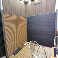 Nouveau design Co-extrusion Great Wall Clôture Utilisation extérieure Panneau de clôture en Wpc