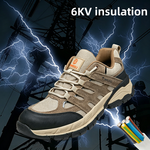 Scarpe di Sicurezza Isolanti Elettriche per Elettricisti, Antiscivolo, con Puntale in Plastica e Suola in Gomma - Product Image 6