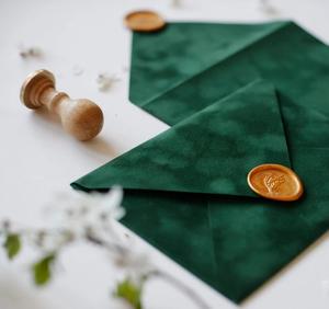 <span class=keywords><strong>Carte</strong></span> <span class=keywords><strong>d</strong></span>'invitation en acrylique velours vert émeraude de luxe avec enveloppe en velours feuille <span class=keywords><strong>carte</strong></span> de voeux impression personnalisée cartes acryliques - Product Image 4