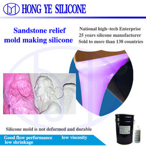 Silicona de Alta Calidad Curada con Catalizador Libre de Silicona para Hacer Moldes de Silicona Líquida para Sellos de Hormigón y Piedra, Fábrica de Caucho de Silicona RTV-2 - Product Image 2