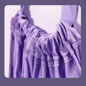 Sangle de yoga violette, rose, verte, à suspendre à la porte, pour exercices de flexion dorsale, de fitness et de mise en forme du corps - Product Image 1