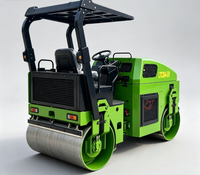Rouleau compresseur électrique vibratoire de 50 kW avec batterie LiFePO4 de 60 kWh et autonomie de 5 à 8 heures pour le compactage routier