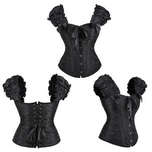 Traje Sexy Party Overbust Bustiers Barato Bloqueio Cintura Treinamento Espartilhos Atacado Plus Size - Product Image 2