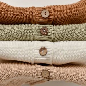 Engepapa logotipo personalizado invierno recién <span class=keywords><strong>nacido</strong></span> Bebé Ropa de punto cárdigan infantil prendas de punto ropa niños niñas suéteres - Product Image 4