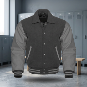 High-End <b>Men's</b> Varsity <b>Baseball</b> <b>Jacket</b> Winter Versity Bomber with Custom Logo Reversible and Plus Size Options - Product Image 3