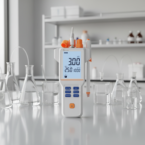 เครื่องวัดค่าการนำไฟฟ้าแบบพกพา EC310F สำหรับใช้ในห้องปฏิบัติการ ช่วงการวัด 0.00~<span class=keywords><strong>500</strong></span> มิลลิโอห์ม/เซนติเมตร ความแม่นยำ 1% ระดับการป้องกัน IP65 รับประกัน 1 ปี - Product Image 2