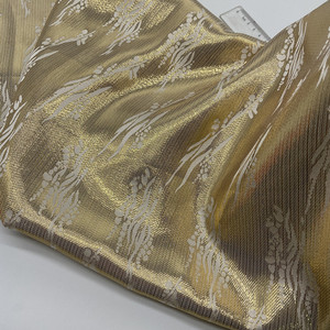 IN STOCK Metallic <strong>Silk</strong> Jacquard Lurex <strong>Silk</strong> <strong>Brocade</strong> <strong>Fabric</strong> for Sale - Product Image 6