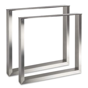 Bàn Khung Hiện Đại Sang Trọng Bàn Văn Phòng Băng Ghế Dự Bị Ăn Uống Cà Phê Ăn Uống Đồ Nội Thất Kim Loại Chải Bàn Thép Không Gỉ Chân Cho Bảng - Product Image 5