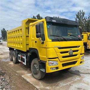 Camion benne minier d'occasion SINOTRUK 31-40 tonnes, camion benne lourd diesel Howo avec transmission manuelle HW19710 - Product Image 3