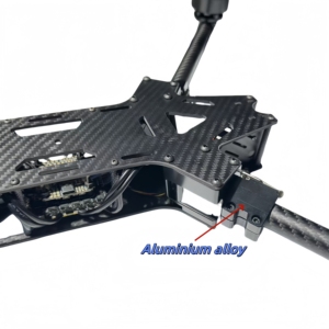 Dron de Carreras Plegable de Fibra de Carbono de 15 Pulgadas con Kit de Aleación de Aluminio, Cuatro Hélices y Soporte para Antena - Product Image 6
