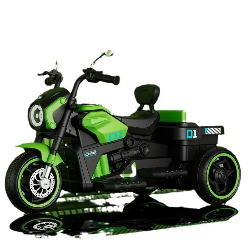 Motocicleta eléctrica para bebés/Triciclo eléctrico para niños Motocicleta de 3 ruedas para niños