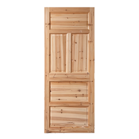Heritage Style Solid Fir Timber Interior Door Whole Solid Wood Door for Traditional Courtyard