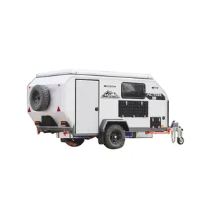 Mini caravana de trailer para trailer, mini caravana de viagem off-road, trailer de expedição, mini rv, trailer de viagem