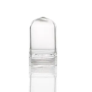 Atacado barato tubo transparente domo lâmpada de vidro g9 fio mini lâmpadas de vidro para lâmpadas