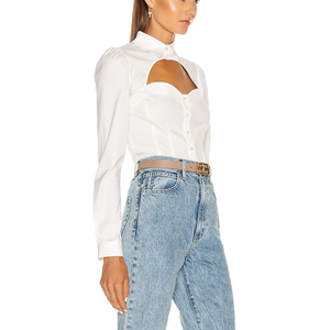 Respirable para mujer Blusa de manga larga, Lycra poliéster informal Floral elegante de moda 2021 - Product Image 2