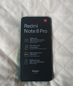 สำหรับ Redmi Note 8 Pro 6+128GB 5G LTE หน้าจอ HD สมาร์ทโฟน Android เยอรมัน ขนาด 6.5 นิ้ว โทรศัพท์มือถือแบบกำหนดเอง - Product Image 1