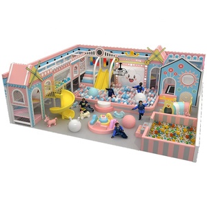 Meilleures ventes 2024 : Ensembles de jeux souples pour bébés et enfants, thème Macaron, type maisonnette, Château de jeux, Aire de jeux intérieure pour enfants, Carrousel - Product Image 2