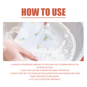 Jakehoe Floral Blanchisserie à oxygène actif avec explosion <span class=keywords><strong>de</strong></span> sel nettoie et élimine en douceur les taches Parfum longue durée - Product Image 5